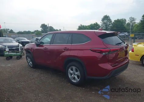 2021 Toyota Highlander Le from USA, damaged, VIN 5TDZZRAH2MS044221